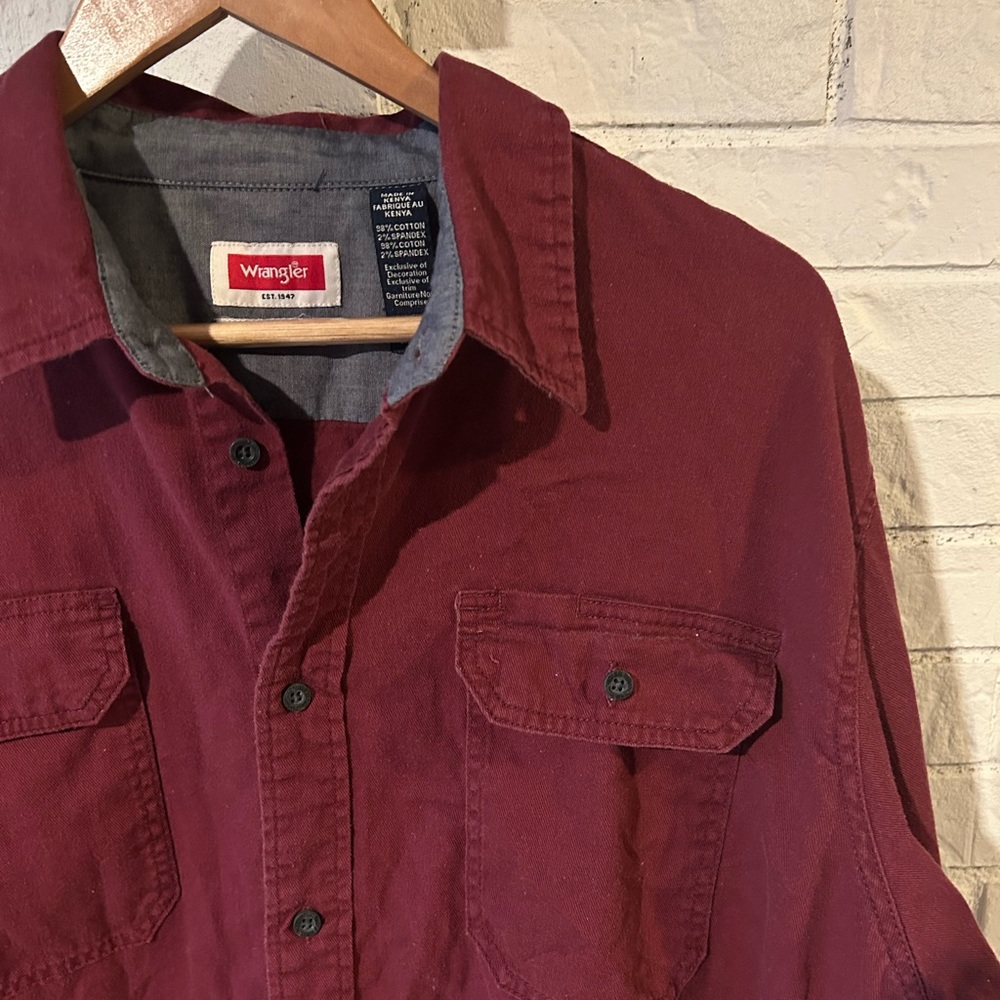 90’s wrangler button up shirt